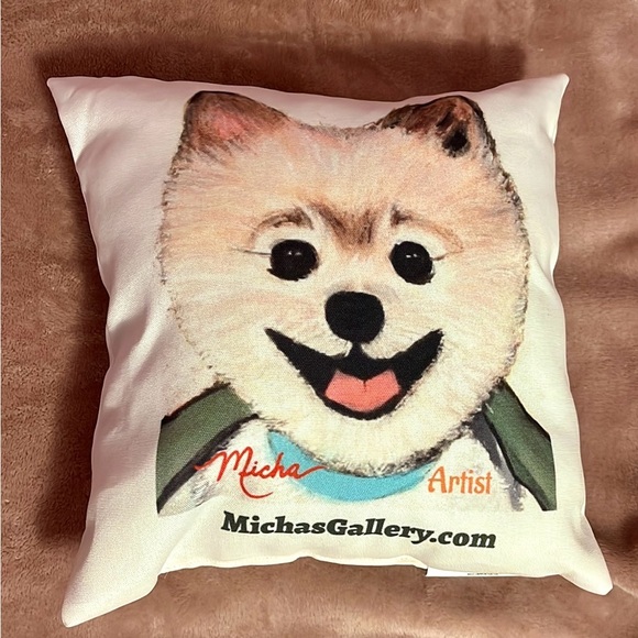 Accent Pillow Bulldog 14”in x 14”in - Picture 2 of 2